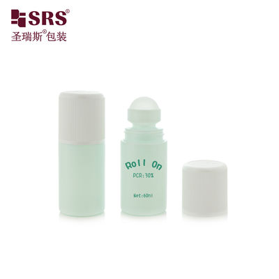 주문 RPPC1-60ML 녹색 원형 PP 땀 억제 젤 롤온 데오드란트 병 누출 방지 CRC 어린이 안전 캡 online manufacture