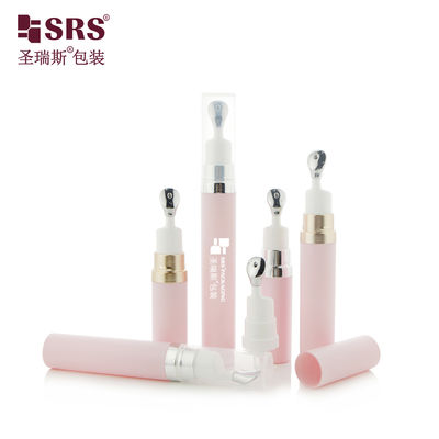 주문 A0035 7.5ml 10ml 15ml 고급형 에어리스 펌프 보틀 (프레스 스타일 아연 합금 금속 어플리케이터 포함) online manufacture