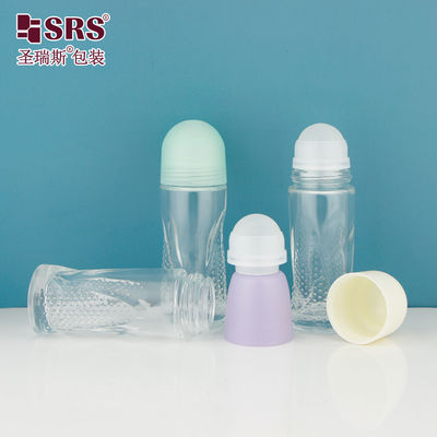 주문 BLPG-A 50ml 대용량 빈 유리 롤러 볼 병 데오드란트 젤 세럼 바디 방취제 포장 도매 online manufacture