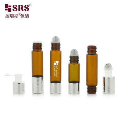 주문 SGP1 럭셔리 양면 브라운 컬러 유리병 (플러그 및 롤러 스틸 볼 포함) 누수 방지 도매 online manufacture