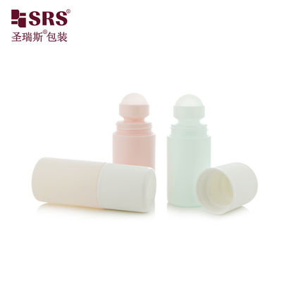 주문 RPPC1-60ML CR 캡 이중 벽 2 온스 PCR PP 재활용 재료 롤러 볼 병 마사지 젤 online manufacture