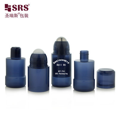 주문 RPPE 50ml 75ml 교체 가능한 PP PCR 듀얼 월 리사이클 롤러 볼 병 향기 젤 로션 online manufacture