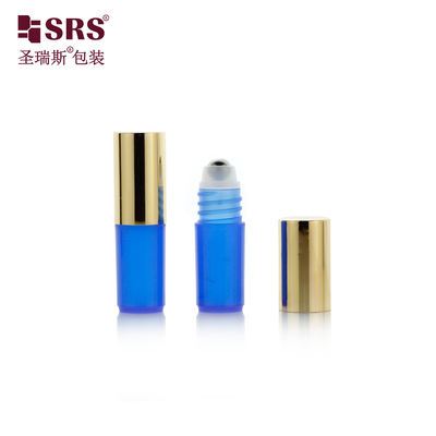 주문 SRS 포장 공급자 금 금화 된 뚜?? 과 함께 3ml 금 공 플라스틱 롤 온 병 online manufacture