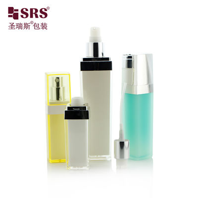 주문 검은 캡 로션 펌프와 함께 흰색 병, 공급자 화장품 새로운 제품 online manufacture
