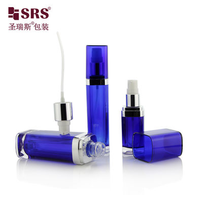 주문 SRS 중국 제조 아크릴 화장품 15ml 30ml 60ml 120ml 뚜?? 이 있는 플라스틱 로션 병 online manufacture