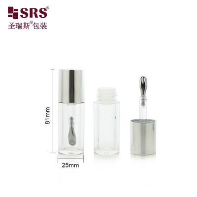 주문 G1185 Skincare Empty Clear Plastic Round Makeup Cute Lipgloss Tube Cosmetic Packaging online manufacture
