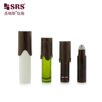 주문 화장품 포장 10ML 맑은 유리 롤 온, 맞춤형 플라스틱 캡 ( Mold 개척 가능) online manufacture