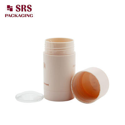 주문 주사 색상 둥근 모양의 플라스틱 디오더런트 스틱 용기 빈 30g 50g 75g online manufacture
