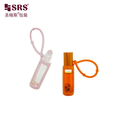 주문 BLPM-10ML 두꺼운 벽 맑은 유리 롤 병에 실리콘 덮개로 향유 online manufacture
