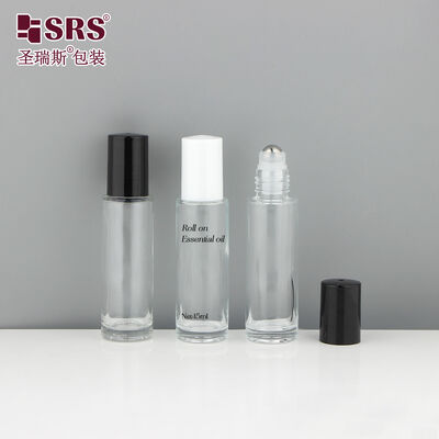 주문 BLPM-15ML SRS 두꺼운 벽 럭셔리 투명 호박색 유리 롤온 병 향수 에센셜 오일용 online manufacture