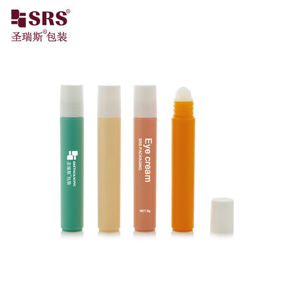 주문 RPP 8ml 주사 불투명한 색상 플라스틱 PP PCR 재활용 재료 주름 치료 젤을위한 롤러 볼 병 online manufacture
