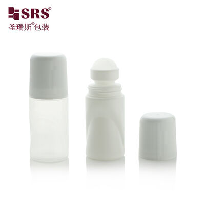 주문 RPPB 50ML 독특한 모양 플라스틱 PP 모노 롤온 데오드란트 병 online manufacture