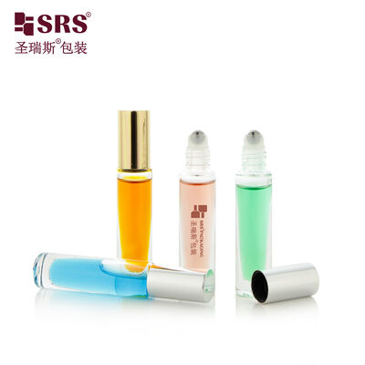 주문 GB1 5ml 귀여운 맞춤형 페인트 된 빈 두꺼운 바닥 유리 롤 오브 향수 병 online manufacture