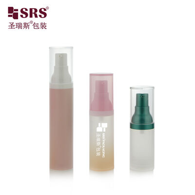 주문 PA029 15ml 30ml 50ml 무광 불투명 PP 투명 에어리스 병 로션 스프레이 펌프 포함 online manufacture