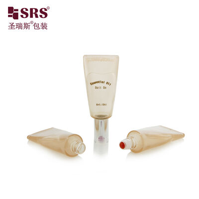 주문 향수 오일용 GB3 10ML 럭셔리 튜브 독특한 디자인 투명 유리 페인팅 맞춤 색상 롤온 스틸 볼 병 online manufacture