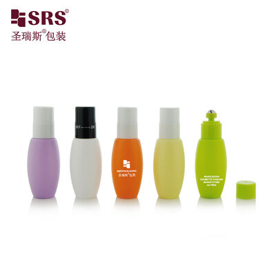 구입하다 45ml 타원형 HDPE 플라스틱 롤-온 병 텅 비은 디오더런트 롤 컨테이너 향수 에센셜 오일 주문 인쇄 online manufacture