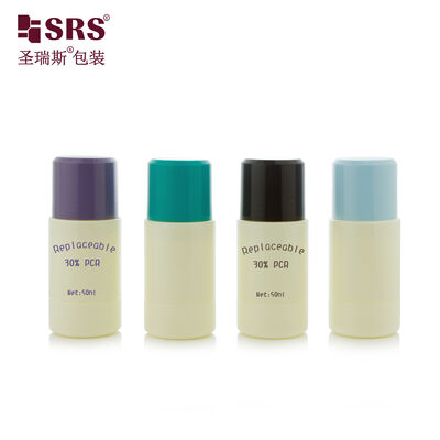 구입하다 도매 맞춤 로고 50ml/70ml 교체형 롤온 병 데오도란트 및 에센셜 오일용 빈 롤러볼 포장 online manufacture
