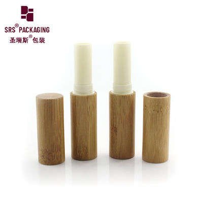 주문 고급 고품질 인쇄 로고 맞춤형 대나무 자연 빈 립스틱 튜브 online manufacture