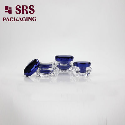 주문 다이아몬드 모양 5g 15g 30g 50g 이중 벽 고급 얼굴 마스크 뚜?? 이 있는 아크릴 용기 online manufacture
