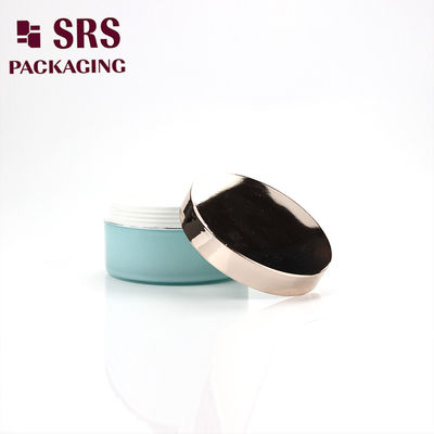 주문 금속화 된 뚜?? 이 있는 파란 상자, 플라스틱 빈 크기의 손 크림 포장 online manufacture