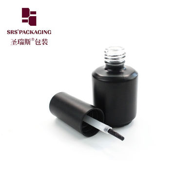 주문 1/2 온스 15ml 빈 얼룩진 검은 색 손톱 록 제거 유리 병 online manufacture