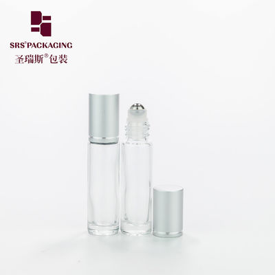 주문 10ML 1/3 온스 유리 선명한 두꺼운 벽 빈 롤러 병 에센셜 오일 online manufacture