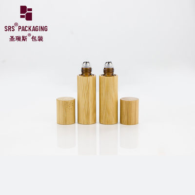 주문 5ml 미니 유기 천연 에센셜 오일 빈 유리 병 대나무 모자 online manufacture