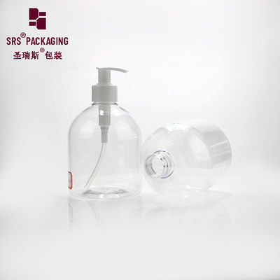 주문 둥근 어깨 플라스틱 빈 투명한 손 살균제 애완 동물 병 300ml online manufacture