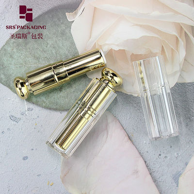 주문 블링 사각형 특수 모양 화장품 플라스틱 빈 립스틱 튜브 보라색 online manufacture