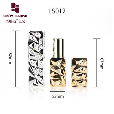 주문 정면 반짝이는 금색 럭셔리 고품질 립스틱 빈관 online manufacture