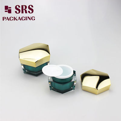 주문 30g 50g 빈 독특한 모양 고급 고품질 화장품 육각형 아크릴 상자 online manufacture