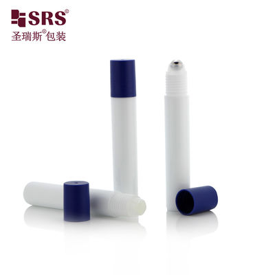 주문 주사 백색 둥근 눈 관리 세럼 플라스틱 빈 15ml 롤 병 online manufacture