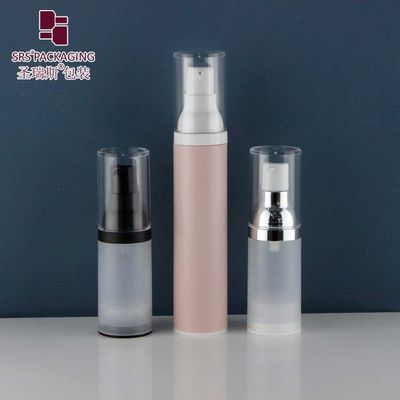 주문 15ml 30ml 50ml 빈 PP 플라스틱 투명 재활용 할 수있는 기초 공기 없는 플라스틱 펌프 병 online manufacture