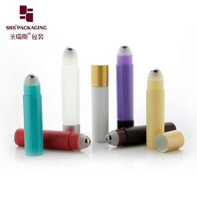 실린더 원형 PP PCR 주사 색상 빈 화장품 롤 온 병 30ml 롤 병