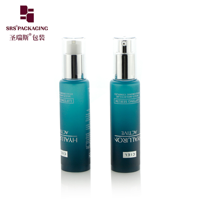 30ML 50ML 빈 PE 플라스틱 화장품 기초 액체 펌프 압축 튜브