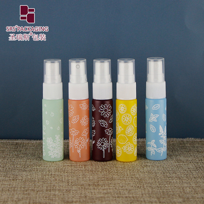 컬러풀 주문 인쇄 된 유리 스프레이어 병 샘플 향수 원자화 10ml