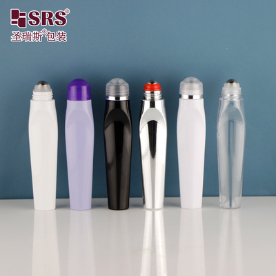 12ml 오블레이트 PETG 눈 세럼 롤러 젤 마사지 병 데오도랜트 롤