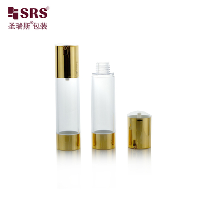 AS 플라스틱 빈 피부 관리 얼굴 크림 로션 혈청 젤 50 ml 병 공기 없는