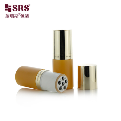 80ml 6 롤러 볼 빈 플라스틱 대가 로션 병 마사지