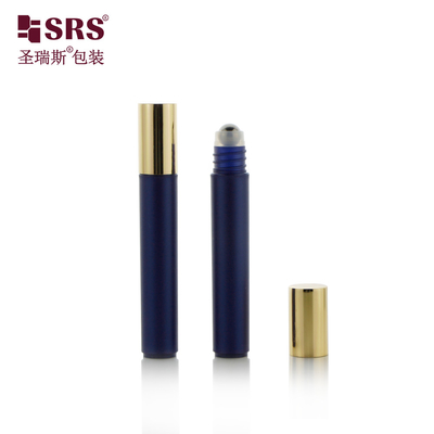 8ml 실린더 플라스틱 PP 재활용 알루미늄 캡 스틸 볼 마사지 눈 크림 병에 롤