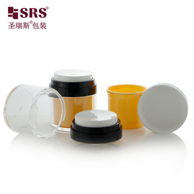15ml 30ml 50ml 빈 아크릴 화장품 교체 가능한 용기 공기 없는 항아리 크림