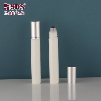 샘플 빈 PP 플라스틱 롤 온 병 휴대용 여행 눈 세럼 마사지 응용기 야외 롤러 볼 병 8ml