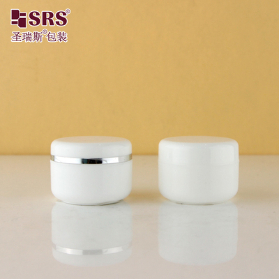 흰색 주입 맞춤 색상 빈 얼굴 크림 플라스틱 용기 50ml PP 병