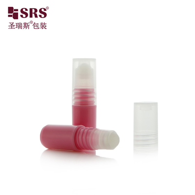 SRS 공장 맞춤형 플라스틱 독특한 디자인 플라스틱 롤러 볼 컨테이너 3ml 병 롤