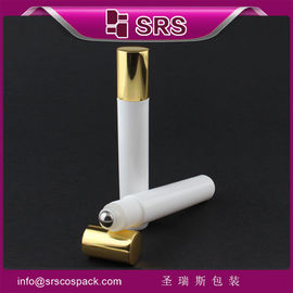 SRS 15ml 비어있는 눈 크림 롤 팩 공급자, 롤  롤 컵 반짝이는 황금 뚜??
