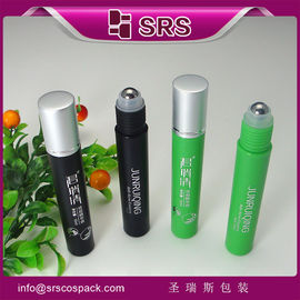 SRS 핫 판매 8ml 플라스틱 롤러 병 공급자 알루미늄 뚜?? 과 함께 가려움증 방지 젤 사용