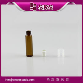 SRS 대용품 유통 5ml 유리 실린더 유머 롤 플라스틱 크루 캡과 향수 병