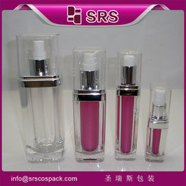 SRS 중국 제조 아크릴 화장품 15ml 30ml 60ml 120ml 뚜?? 이 있는 플라스틱 로션 병