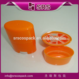 srs 대가 타원형 화장품 빈 pp 15ml 50ml 75ml 디오드론트 스틱 용기