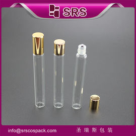 SRS 투명한 에센셜 오일 용기 텅 빈 10ml 유리 병